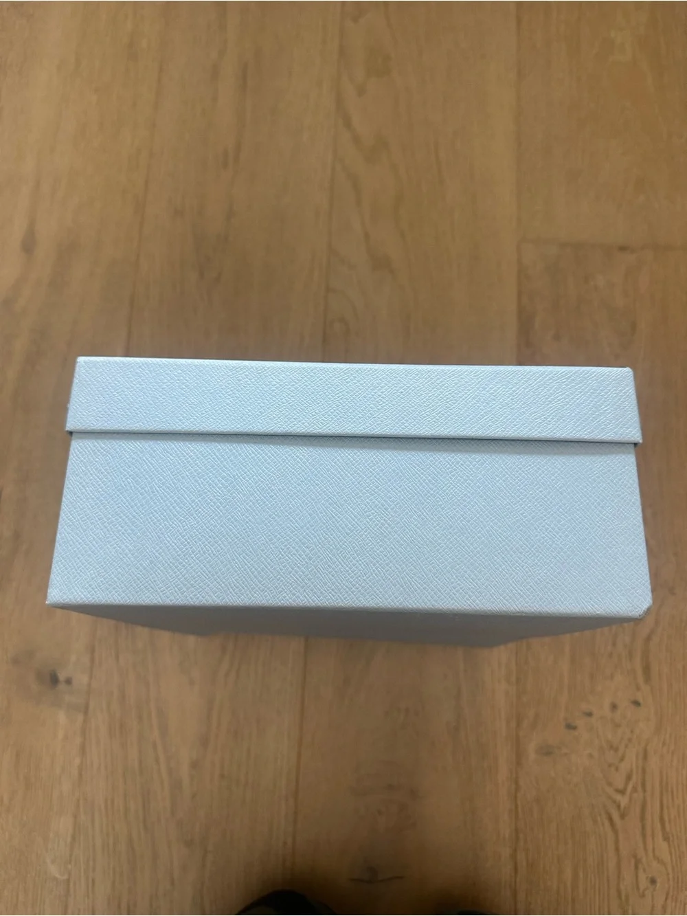 Authentic Prada Milano Designer Shoe Box w/ Original Tissue Paper Luxury Storage